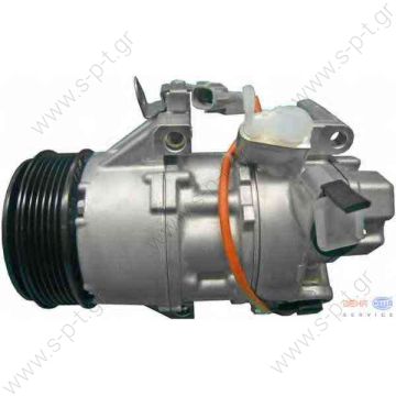 DENSO DCP50240,   ΣΥΜΠΙΕΣΤΗΣ TOYOTA YARIS VVTI 1000cc 2006     KOMPRESSOR  447260-1506 COMPRESSOR TOYOTA 5SER09C  TOYOTA : 883100D202  TOYOTA YARIS Depuis 2006   - 