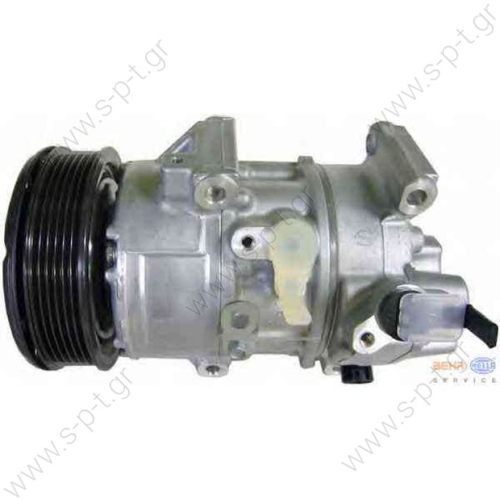  DCP50120 DENSO ΚΟΜΠΡΕΣΕΡ A/C TOYOTA    Avensis / Verso 1.6 - 1.8 VVT-i  Year: 04 03->11 08     DENSO DCP50120, ΣΥΜΠΙΕΣΤΗΣ TOYOTA AVENSIS DENSO 5SE12C DCP50114     Compressor, air conditioning DENSO DCP50114   TOYOTA COROLLA Verso	2004-...