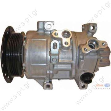 98835 (97835) ΣΥΜΠΙΕΣΤΗΣ TOYOTA AVENSIS D4D DIESEL 2000  ΚΟΜΠΡΕΣΕΡ TOYOTA AVENSIS,COROLLA VERSO 2.0D-4D -09      COMPRESSOR NEW MAKE - MODEL TOYOTA - AVENSIS D4D DENSO DCP50122,  DCP50123 COMP. AVENSIS 2.0 D-4D 03-  - 
