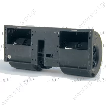 006-B40-22  SPAL  ΜΟΤΕΡ ΣΑΛΛΙΓΚΑΡΟΣ ΔΙΠΛΟΣ Evaporator blower  l Twin Blower 24v 006-B40-22  Spal Twin Blower 24v 1050m³/h Airflow High performance double blower for vehicle HVAC (Heating, Ventilation, Air Conditioning) systems.   Voltage: 24v  Speed: 3 - 