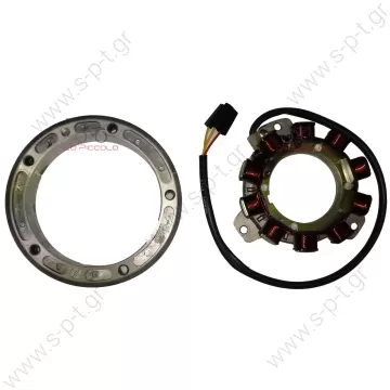 GP9906   ΜΑΝΙΑΤΟ  KUBOTA 12V 14A      Kokusan Denki GP9906   ΜΑΝΙΑΤΟ  KUBOTA 12V 14A       Magneto - Kokusan Denki style 12 volt  Permanent Magnet Alternator  Main plug is Oval "I-R-L"  Isuzu 8972268403 Kokusan Denki GP9906    - 