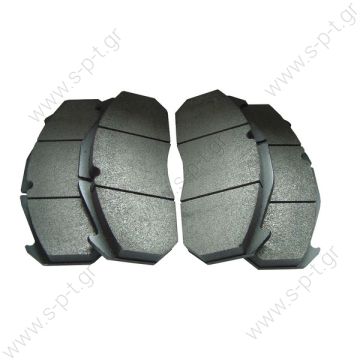 Σετ Τακάκια εμπρός  81.50820.6044 , 81.50820.6036 MAN F 2000	1994-... F 90	1986-1997 LION S COACH	1995-... LION S COMFORT	1996-... LION S STAR	1991-... M 2000 L	1995-... M 2000 M	1995-2005 NG	1992-... NL	1988-... NU	1996-... TGA	2000-... UL	1989-...