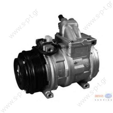 98922 COMPRESSOR NEW  BMW OE No.	64528385918 / 64528387983, 64526904016 / 64526911348 / 64528367983  /  	DENSO Application	BMW E36 (750i) Compressor	DENSO 10PA17C Voltage	12 V Pulley wheel diameter [mm] (measured on grooves)	115 Number of grooves	6 - 