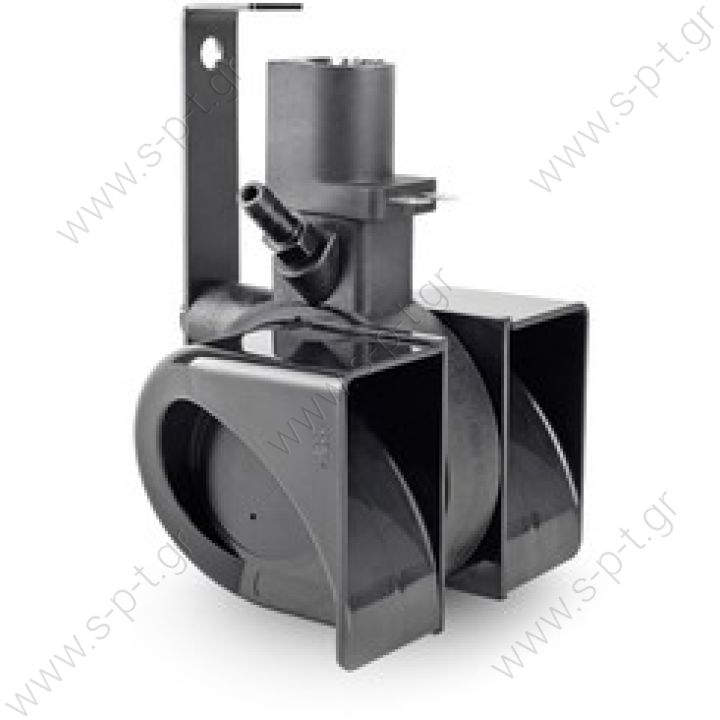 90AH  Air Horns   90AH   90AH2400	24V	3A-5A	115dB(A)	4-6 Kg/cm2	87 x 113 x 152 90AH1200	12V	4A-6A	115dB(A)	4-6 Kg/cm2	87 x 113 x 152