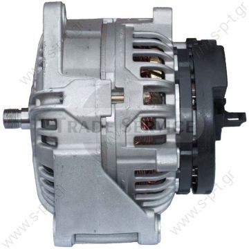 BOSCH 0 124 355 002 (0124355002), Alternator    24V 80A  M/S  ACTROS MERCEDES ACTROS	1996-...MERCEDES ATEGO 2	2004-... LK/LN2	1984-1998   Mercedes Actros Atego Axor Zetros 28V 80A 0124555001 209914 - 