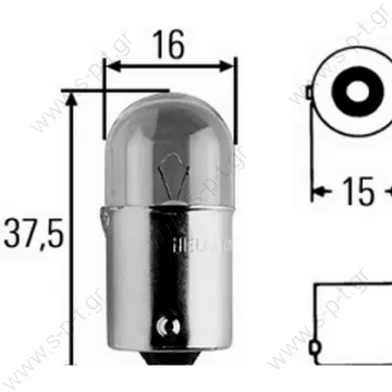 17181    NARVA  ΛΑΜΠΑ 24V 5W ΦΟΥΝΤΟΥΚΙ      24V 5W - 
