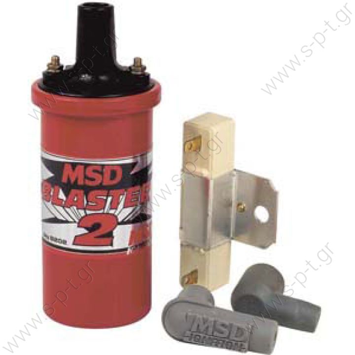 8200MSD   MSD IGNITION COIL CANISTER STYLE (W/BALLAST HARDWARE) BLASTER 2 SERIES     Msd plugs BLASTER 2 COIL W/BALLAST & HARDWARE Includes a ballast resistor for use with stock style ignitions