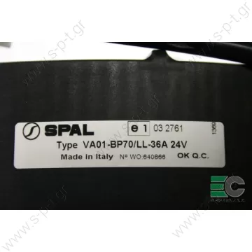 28.21.01.002 SPAL-BOSCH 0599.6927 30315068  Ø 305 mm Suction VA01-AP70/LL-36A AXIALNY FAN 24VDC, SUCTION VA01-BP70LL-36A (3031583262)   Condenser Fan Spal 36A 305D Fan 24v (VA01-BP70/LL-36A) (78-1344 / H11-000-291 / 68935 / 78-1294) - 