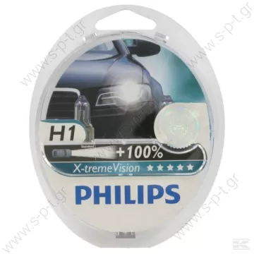 Philips X-treme Vision H1 +100% Philips - X-Treme Vision H1  - 
