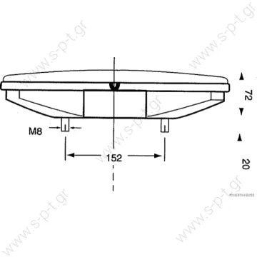 MERCEDES ΝΕΑ ΓΕΝΙΑ HELLA 2SE 003 167-031 (2SE003167031),  ΠΙΣΩ ΦΑΝΑΡΙ  Combination Rearlight; Combination Rearlight    DT 4.63546 (463546), Combination Rearlight - 