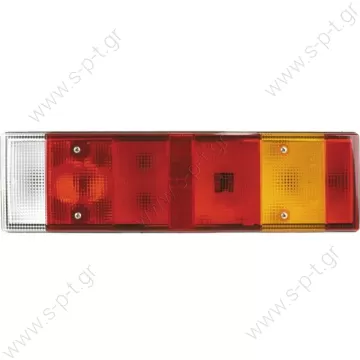 LC7 K4 M01D  VIGNAL   DAF  OΠΙΣΘΙΟΣ ΦΑΝΟΣ 7 ΛΕΙΤΟΥΡΓΙΩΝ   Rear Right Vignal rear lamp for DAF right with side marker TAIL LIGHT REAR VIGNAL LC7 for Renault Truck 5001847586 (Lateral connector) - 