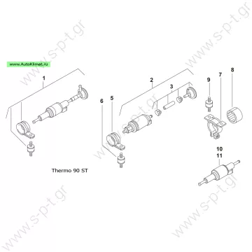 ΚΑΥΣΤΗΡΑΣ WEBASTO  24V THERMO 90ST Webasto / Webasto Spare Parts / Water Heaters / THERMO 90ST - 