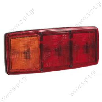 8060/5-6 OΠΙΣΘΙΟΣ ΦΑΝΟΣ 3 ΛΕΙΤΟΥΡΓΙΩΝ 8060/6 REF. NO. 8060/6 Δεξιός 8060/5 Αριστερός, με φως πινακίδας Στοπ Πορείας Φλας P8060-5 Πλαστικό