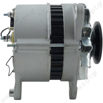 LRA 100  ΔΥΝΑΜΟ  LUCAS   12V 65A  PERKINS   2871A141 12V 70A NEW HOLLAND 4630 ΑΡΙΣΤΕΡΟ ΑΥΤΙ    New Alternator 92281C1 2871A141 24129 24158 24242 54022097 12045 12V 65A 1 groove pulley CW Negative polarity - 