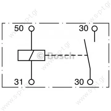 0 333 009 002 ΡΕΛΕ ΙΣΧΥΟΣ 1226 BOSCH  ΜΠΟΥΤΟΝ ΜΙΖΑΣ 24V - 150Α 3ου ΑΞΟΝΑ, ΜΕ ΔΥΟ ΦΙΣ  0333009002 - ΡΕΛΕ ΜΙΖΑΣ DAF/MAN    Power relay 24V 150/1000A 1sec BOSCH IP54 @ Relay Bosch 0333009002 - 