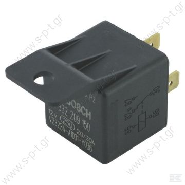 0332209150  BOSCH ΡΕΛΕ  12V 20/30A 87/87A 20/30A  5ΕΠΑΦΕΣ  0 332 209 150  Mini relay Bosch Part number	0332209150 Properties	- Flat plug connection 6.3 mm - 5-pole Unit	Each Voltage (V)	12 Number of connections	5 0332209150  BOSCH ΡΕΛΕ  12V 20/30A 87/87A 20/30A  5ΕΠΑΦΕΣ  0 332 209 150  Mini relay Bosch Part number	0332209150 Properties	- Flat plug connection 6.3 mm - 5-pole Unit	Each Voltage (V)	12 Number of connections	5