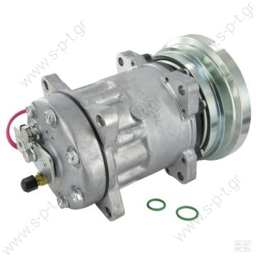 3E1909   SANDEN,4604-7H15   ΚΟΜΠΡΕΣΣΕΡ A/C  CATERPILLAR 24V SD7H15 138 A1 24V   SANDEN,4604-7H15 24V 140mm 1-A, R134a REAR GM PAD  CAT     CATERPILLAR : 3E1909, 3E-1909, 1065122, 106-5122    1065122 - 4479 - 4640 - 4658 - 8058 - 8066 - 8109  - 