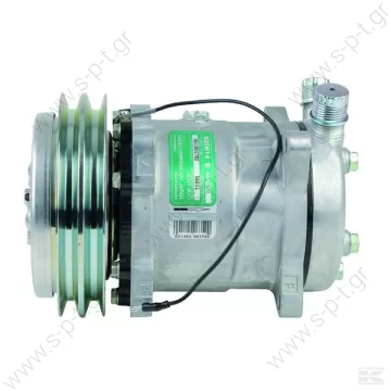 5073 SANDEN   ΚΟΜΠΡΕΣΕΡ A/C    SD5H09 5800049   SD508 24V   SANDEN   ΣΥΜΠΙΕΣΤΗΣ A/C     UNIVERSAL  SD5H09 / 5073     Pulley wheel diameter [mm]	125 Number of grooves	2 Connectors	7/8" x 3/4" Connectors orientation	Vertical Cover designation	FL - 