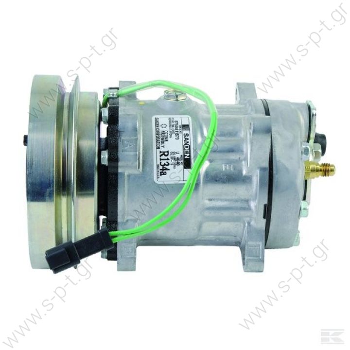 3E1906   SANDEN   SD7H15  U4479 4640 4049 4251 4500     ΚΟΜΠΡΕΣΣΕΡ   A/C    CASE CATERPILLAR   COMPRESSOR - SANDEN 4479, 4640, 8109          D6R 938G 1065122 U4604    Sanden 7H15 Volume (cc)	300 Ø (mm)	152 Voltage (V)	24 Pulleytype	1 G - A