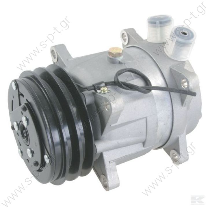 KL000096  ΣΥΜΠΙΕΣΤΗΣ HARRISON V5 132A2 12V V-ROT   Harrison Delphi V5  1" x 1" Type	Harrison / Delphi V5 Ø (mm)	132 Voltage (V)	12 Pulleytype	A2 KOMATSU : 42N0711170, 42N-07-11170 MERLO : 056132 NEW HOLLAND : 72107511 ROLLS ROYCE : UD21300    