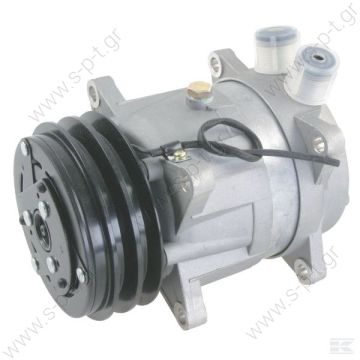 KL000096  ΣΥΜΠΙΕΣΤΗΣ HARRISON V5 132A2 12V V-ROT   Harrison Delphi V5  1" x 1" Type	Harrison / Delphi V5 Ø (mm)	132 Voltage (V)	12 Pulleytype	A2 KOMATSU : 42N0711170, 42N-07-11170 MERLO : 056132 NEW HOLLAND : 72107511 ROLLS ROYCE : UD21300     - 