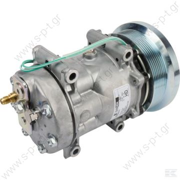 40405147  ΚΟΜΠΡΕΣΕΡ A/C   CATERPILLAR SANDEN SD7H15 24V PV8   U4769 CATERPILLAR, 24V 133MM 8PV R134A   OE: 1630872 - 3949671 - 4301 - 4769   CATERPILLAR SANDEN SANDEN 4355 Caterpillar OEM# 277-7245    CAT: 163-0872, 394-9671 Sanden model: 4769, 4301