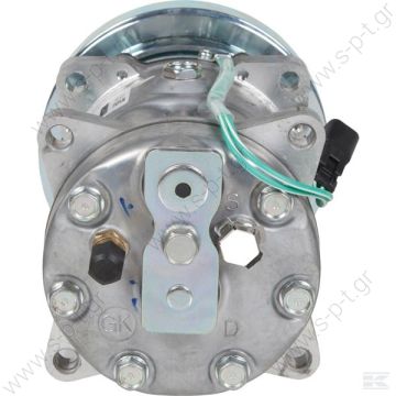 40405269 COMPRESSOR,SANDEN,4608-7H15 12V 140MM 1-A, R134A REAR GM PAD STEEL ARMATURE,D/C CAT       Compressors > Earthmoving & farm machines > Caterpillar 3641450 - 3641530 - 3E1908 - 4608 - 8065 - 8T8816  Serie 400 - Serie 900 - Serie D - 
