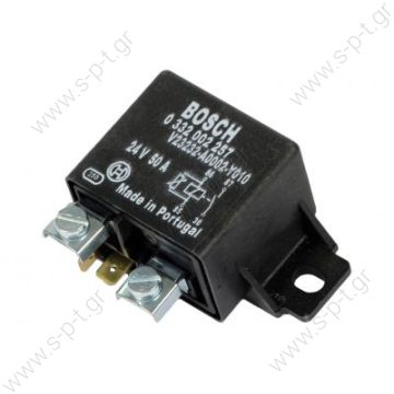0332002257, BOSCH  24V 50/50Amp.    BOSCH ΡΕΛΕ     Relay BOSCH 0332002257 24 V50A DAF: 0673514, 673514. IVECO: 9673514. BOSCH 0 332 002 257 (0332002257) Relay, start repeater 0332002257, BOSCH  24V 50/50Amp.    BOSCH ΡΕΛΕ     Relay BOSCH 0332002257 24 V50A DAF: 0673514, 673514. IVECO: 9673514. BOSCH 0 332 002 257 (0332002257) Relay, start repeater