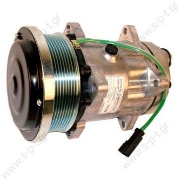 ΚΟΜΠΡΕΣΣΕΡ A/C CATERPILLAR SANDEN SD7H15 24V PV8  4487 SANDEN 7H15  CATERPILLAR, U4737 SANDEN SD7H15 24V PV8   8PV 133MM, REAR PAD   4737 CATERPILLAR OEM 151-5270  ΚΟΜΠΡΕΣΣΕΡ A/C CATERPILLAR SD7H15 132PV8 24V  - 