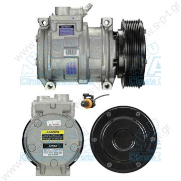 40440140 DCP99510  ΚΟΜΠΡΕΣΕΡ  A/C ΚΟΜΠΙΝΑΣ  ΤΡΑΚΤΕΡ   DENSO JOHN DEERE 10PA15C 8-V PAD FTGS  5000 / 7000 / 8000 / 9000 OE: 3947020 - 42511096912 - 4710454 - 4710460 - AH169875 - AN22149 - AW23886 - AW24173 - RE46609 - RE69716 - TY24304 - TY6764 