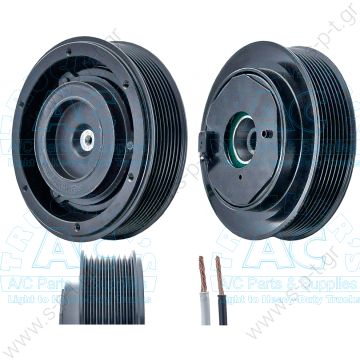40440140 DCP99510  ΚΟΜΠΡΕΣΕΡ  A/C ΚΟΜΠΙΝΑΣ  ΤΡΑΚΤΕΡ   DENSO JOHN DEERE 10PA15C 8-V PAD FTGS  5000 / 7000 / 8000 / 9000 OE: 3947020 - 42511096912 - 4710454 - 4710460 - AH169875 - AN22149 - AW23886 - AW24173 - RE46609 - RE69716 - TY24304 - TY6764  - 