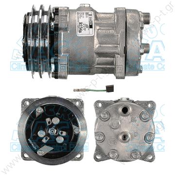 8959 KOMPRESOR SD7H13 MODEL - SD8959 PULLEY - 125MM BELT - 2A Sanden 4569 Off Road Applications   CATERPILLAR : VA207258 MASSEY FERGUSON : VA207258 - 