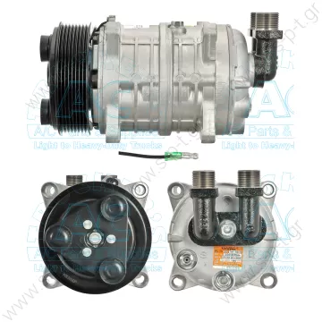 40430050   ΣΥΜΠΙΕΣΤΗΣ SELTEC ZEXEL   TM 16 HD OR Vertical 24V Poly-V 8 Seltec Compressor OEM# 501-260B 488-46024 - 