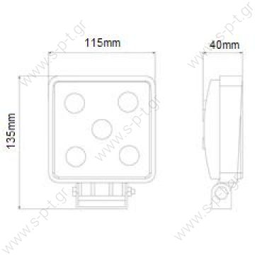 L2204 Specification: 15W / 900Lm / L115 * W40 * H135 / 9-32V / spot / fl ood / 67 / 12V ~ 460Lm / 950Lm * Given the luminous flux is the maximum (theoretical) Indicated value is luminous and they rated (Theoretical) * 950Lm (MAX)  L2204 Specification: 15W / 900Lm / L115 * W40 * H135 / 9-32V / spot / fl ood / 67 / 12V ~ 460Lm / 950Lm * Given the luminous flux is the maximum (theoretical) Indicated value is luminous and they rated (Theoretical) * 950Lm (MAX)