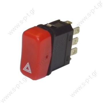 005 545 93 24  ΔΙΑΚΟΠΤΗΣ ΑΛΑΡΜ  W460 W461 G-WAGEN W417 W418 UNIMOG HAZARD SWITCH Hazard Flasher Switch - Late Type - 