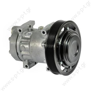 20587125 85000458 SANDEN ΚΟΜΠΡΕΣΕΡ VOLVO FH NEW A/C D13 20587125-84094705-85013654   COMPRESSOR,NEW, SANDEN 7H15, VOLVO FH TRUCK, 24V 8PV 180mm, VERT     COMPRESSOR VOLVO TRUCKS OE: 20587125 - 4324 - 85000458 - 85013654 - 