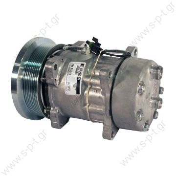 4637    COMPRESSOR,SANDEN, NEW HOLLAND U4637 7H15 12V 125mm 8V, R134a REAR O-RING ULTRA HEAVY DUTY    KOMPRESOR SD7H15 SANDEN COMPRESSOR UNIVERSAL MODEL - SD4637  Sanden 4637 OEM# 501-281A
