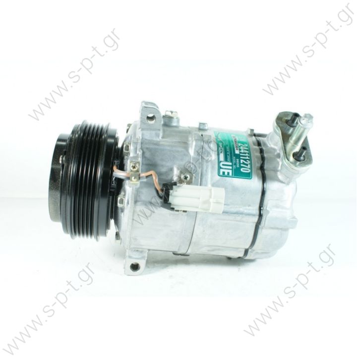 58516 (57516)  ΣΥΜΠΙΕΣΤΗΣ SANDEN   PXV16    COMPRESSOR SANDEN FIX R134A   OPEL - VECTRA C (1.8) SIGNUM (1.8) Compressor - SANDEN MODEL - PXV16  SAAB 9-3 1.8 2.0 2.2 T 16v 88784   OE codes: 6854007   OPEL : 22861236  