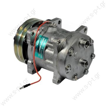 8959 KOMPRESOR SD7H13 MODEL - SD8959 PULLEY - 125MM BELT - 2A Sanden 4569 Off Road Applications   CATERPILLAR : VA207258 MASSEY FERGUSON : VA207258 - 