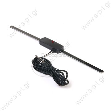 SEA412  Electronic FM / AM Antenna SEA412 12V-24V Ampilified receiver easy mounting with sticker   SEA412  Electronic FM / AM Antenna SEA412 12V-24V Ampilified receiver easy mounting with sticker