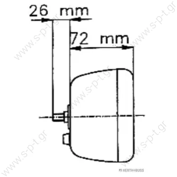 83830212  MERCEDES-BENZ   ΦΑΝΑΡΙ STOP ΠΛΑΣΤΙΚΟ ΑΡΙΣΤΕΡΟ 8060/1 ΠΑΛΙΑ ΓΕΝΙΑ MERCEDES   KÖGEL 77783 MAN 81252256061 81.25225-6262 MERCEDES-BENZ A0015444003 000 544 70 03 001 544 04 03 001 544 40 03 001 544 45 03 116 820 09 64 - 