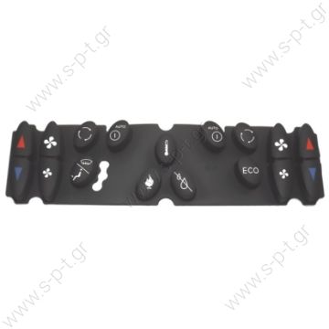 HISPACOLD 3200646  ΜΠΟΥΤΟΝ ΧΕΙΡΙΣΤΗΡΙΟΥ  ΚΛΙΜΑΤΙΣΜΟΥ Iriscomfort   Hispacold Silicone Buttons for Irizar PB Climate Controller HISP3200687    Hispacold Control panel Iriconfort Ref.: 3200646