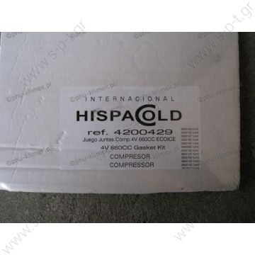 HISPACOLD 4200429 (Ecoice)  ΣΕΤ ΦΛΑΝΤΖΕΣ  Gasket kit Hispacold Ecoice 4200429 Seals compressor-compressor HISPSACOLD ECOICE 660 4V Application: SCANIA, BOVA - 
