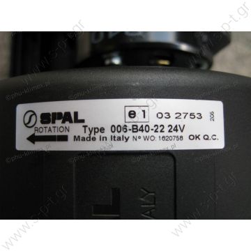 006-B40-22 24V  SPAL ΜΟΤΕΡ ΣΑΛΛΙΓΚΑΡΟΣ ΔΙΠΛΟΣ  30002139 20220123  006-B40-22 OE: 282001015 - 60107 - 754570002   24V, 3-speed Ref. 28,20,01,034 , H11-000-276 , 2022082665 - 