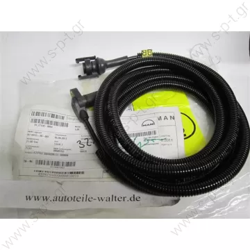3.37107 DT Αισθητήρας, στροφές τροχού 2550mm   ABS sensor, right replaces Knorr: 0 486 000 103  Art. No. 3.37107   Speed sensor MAN rear axle right side Ref.: 81.27120-6064  ProductName:Wheel Speed Sensor  DT	3.37107 KNORR BREMSE	0486000103000 - 