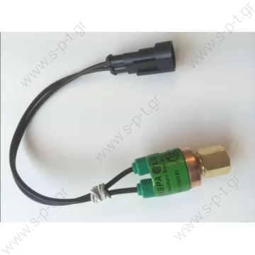 HISPACOLD 4150181 (LP)  ΠΡΕΣΟΣΤΑΤΙΚΗ ΒΑΛΒΙΔΑ   ΧΑΜΗΛΗΣ ΠΙΕΣΗΣ  Hispacold low pressure switch green waterproof 1,5 NO 0,5bar, PS 45bar, Hispacold Ref.: 4150181 - 
