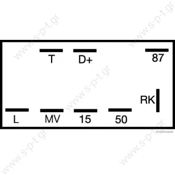 MAN 75898037 81.25902-0465 Control Unit, glow plug system  Relay control unit-glow plug, 24V / 15A 81259020497 81259020465 81259020441 75898037   DT 333070 STRIBEL 898037 STRIBEL 898625 STRIBEL 898771  Switching device, flame starter system  - 