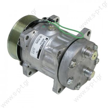 8085 5800063 68220 ΣΥΜΠΙΕΣΤΗΣ SANDEN SD7H15    Compressor SD7H15 Compressor - SANDEN MODEL - Sanden Compressor Series: SD7H15 Mount: Ear Clutch: 8gr, 24V Diameter: 119mm Belt Size: Fittings: Horizontal #8 x #10 (3/4″ x 7/8″) Head: KG Sanden model: 4765 - 