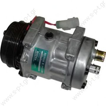 SD7H15-8076 ΚΟΜΠΡΕΣΣΕΡ  SANDEN  LAND ROVER DEFENDER MODEL-(2.5 TD5) 112MM PK - 4    LAND ROVER OE No.	JPB101200  	SANDEN 12 V  112  4 PV  Oil  PAG 100  - 