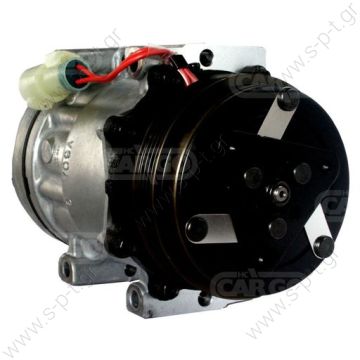 SD7H15-8076 ΚΟΜΠΡΕΣΣΕΡ  SANDEN  LAND ROVER DEFENDER MODEL-(2.5 TD5) 112MM PK - 4    LAND ROVER OE No.	JPB101200  	SANDEN 12 V  112  4 PV  Oil  PAG 100  - 